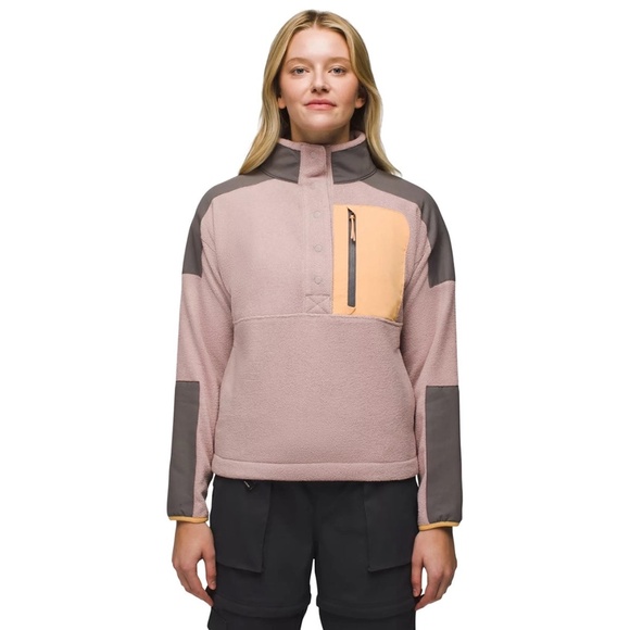 Prana Sweaters - Prana Pink and Gray Women's Sweater